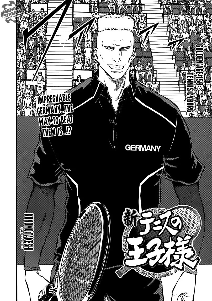 New Prince of Tennis Chapter 158 page 1 - Chapter 158 : Tennis Cyborg