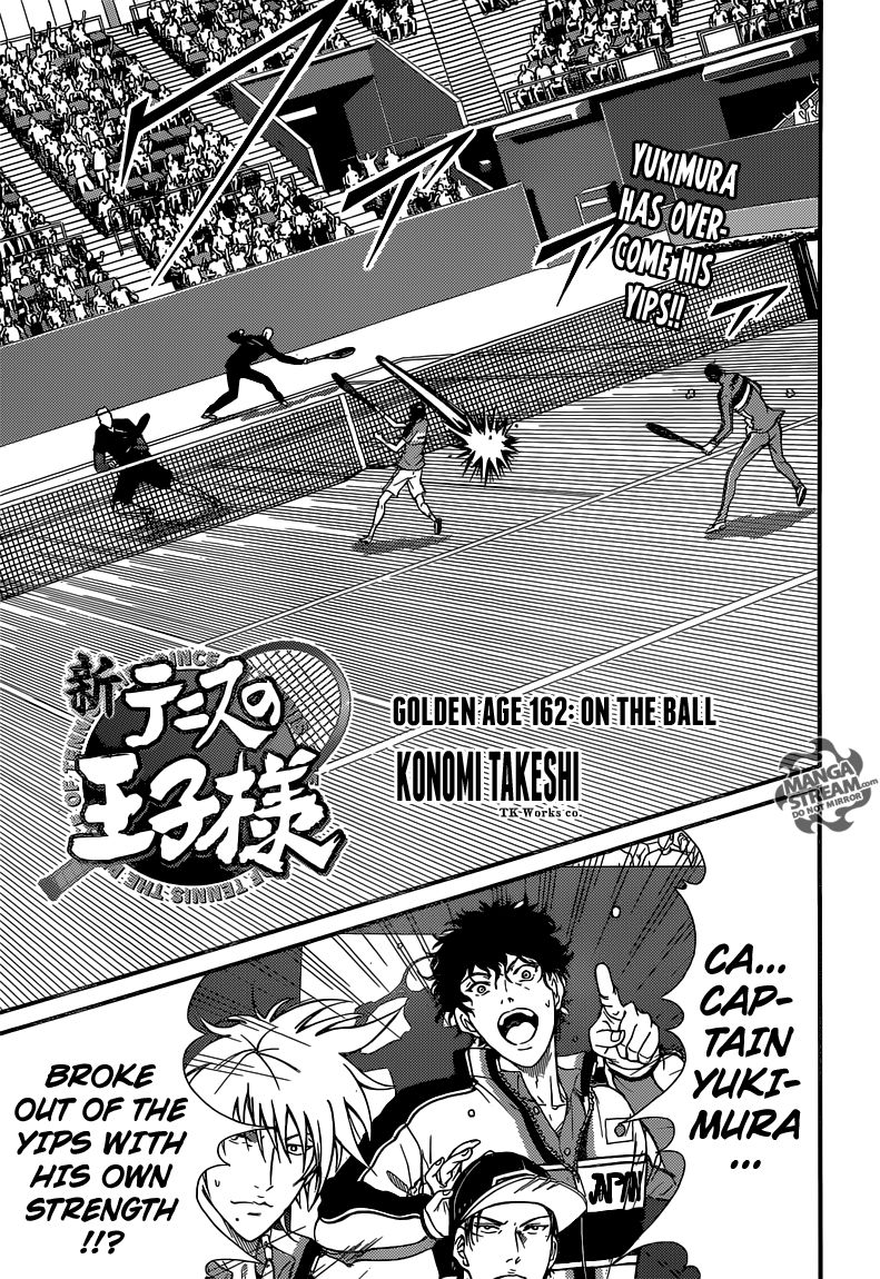 New Prince of Tennis Chapter 162 page 1 - Chapter 162 : On the Ball