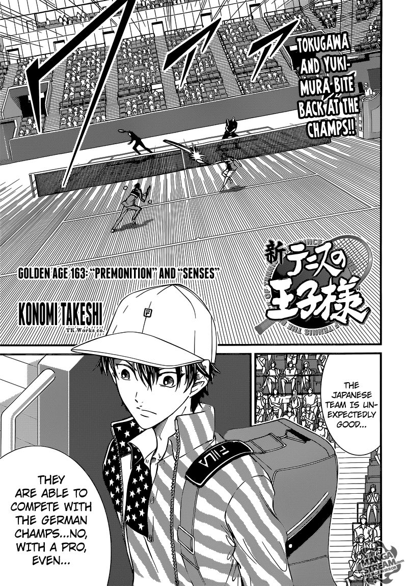 New Prince of Tennis Chapter 163 page 1 - Chapter 163 : “Premonition” and “Senses”
