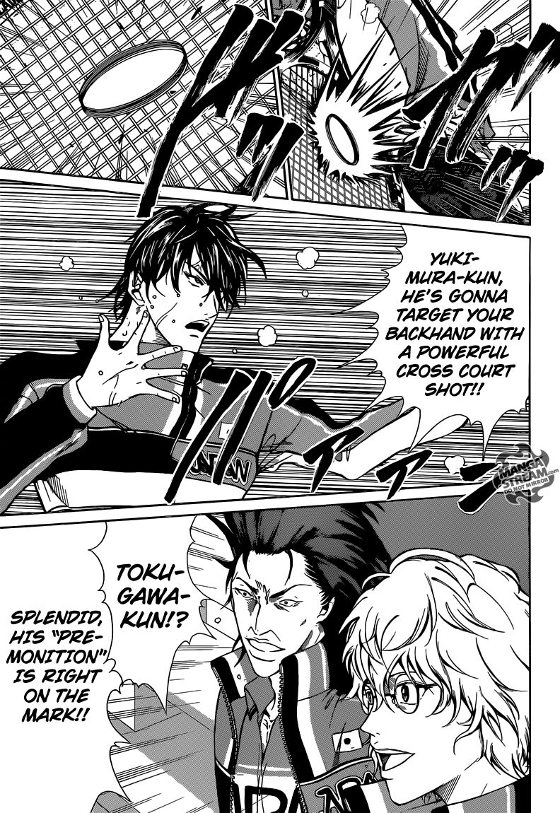 New Prince of Tennis Chapter 163 page 4 - Chapter 163 : “Premonition” and “Senses”