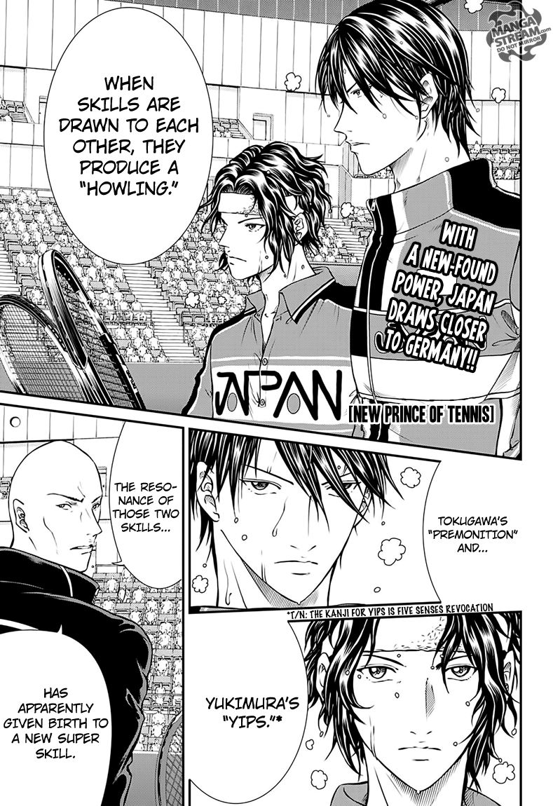 New Prince of Tennis Chapter 165 page 1 - Chapter 165 : The Sixth Sense