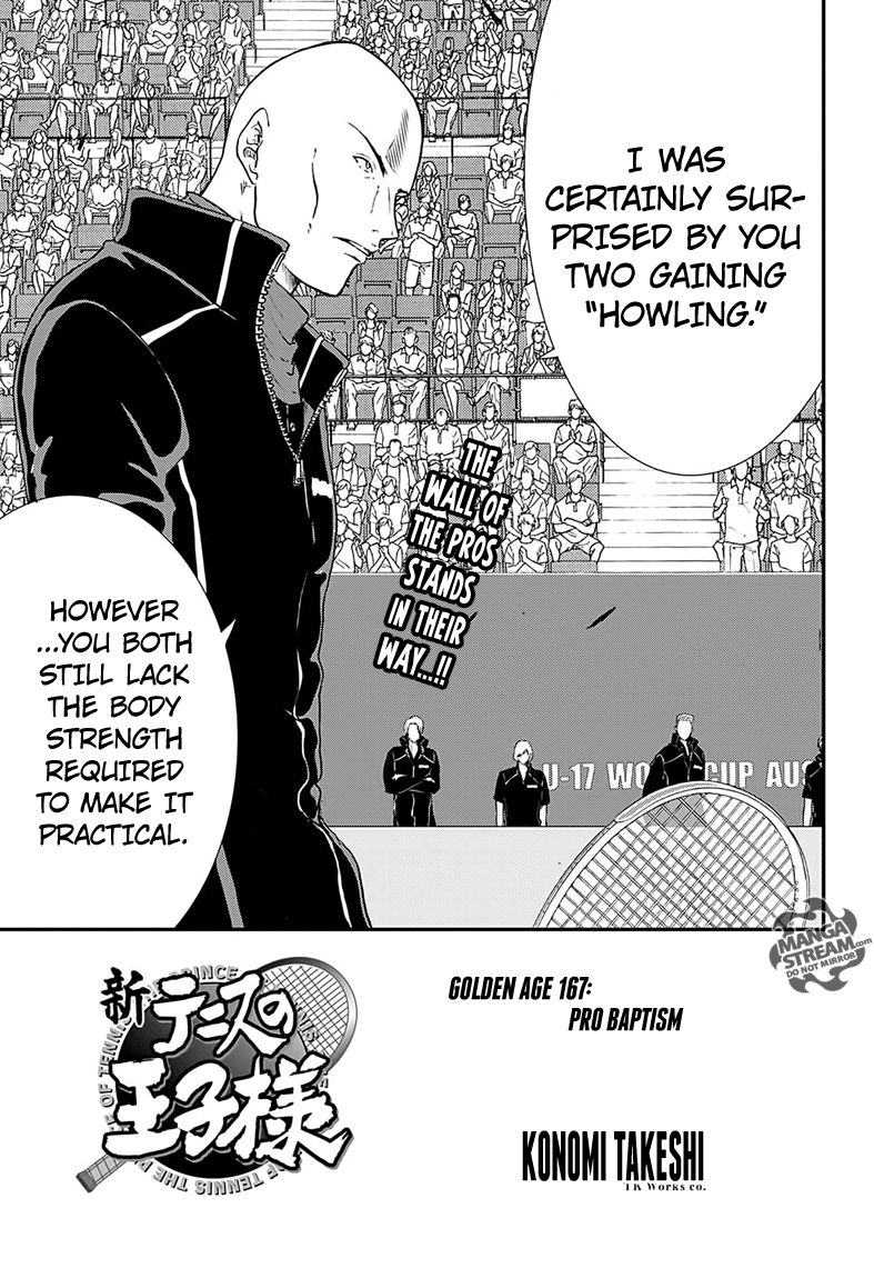 New Prince of Tennis Chapter 167 page 1 - Chapter 167 : Pro Baptism