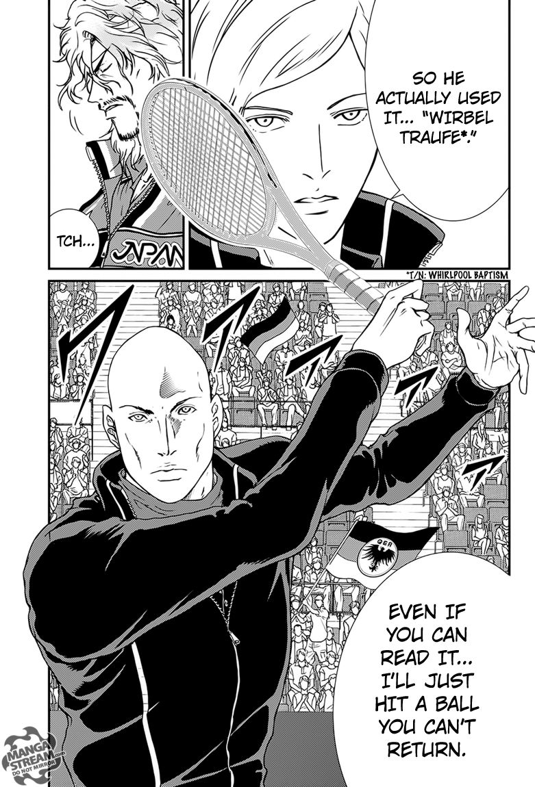 New Prince of Tennis Chapter 167 page 4 - Chapter 167 : Pro Baptism