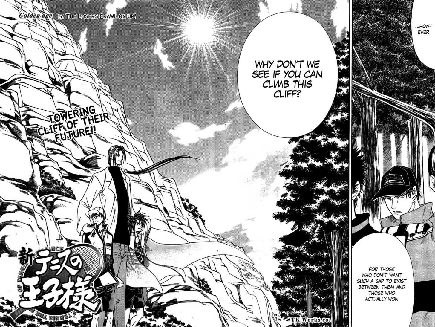 New Prince of Tennis Chapter 17 page 2 - Chapter 17 : The Losers Crawl On Up!