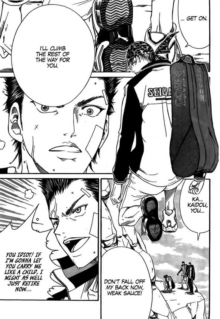 New Prince of Tennis Chapter 17 page 8 - Chapter 17 : The Losers Crawl On Up!