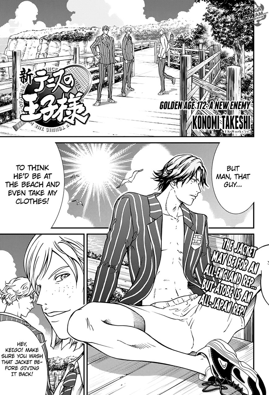 New Prince of Tennis Chapter 172 page 1 - Chapter 172 : A New Enemy
