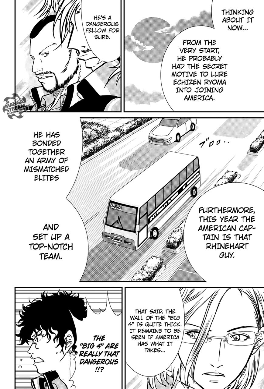 New Prince of Tennis Chapter 173 page 8 - Chapter 173 : The Big 4