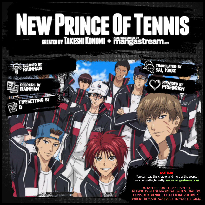 New Prince of Tennis Chapter 174 page 2 - Chapter 174 : The Night Before the U-17 World Cup Tournament