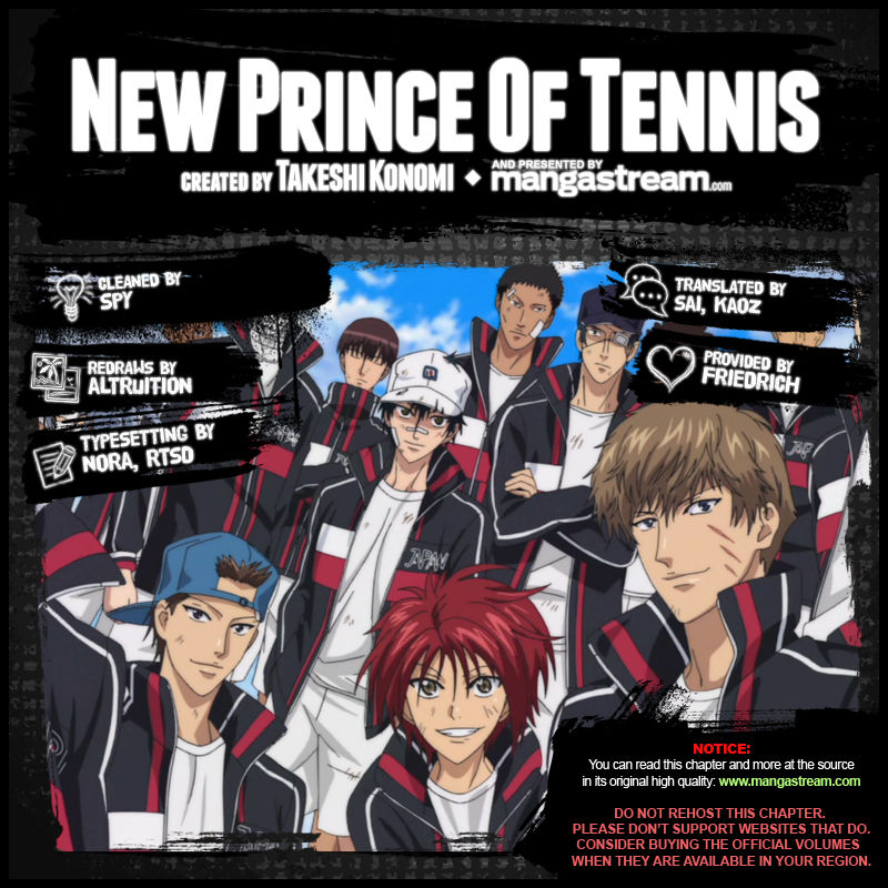 New Prince of Tennis Chapter 176 page 2 - Chapter 176