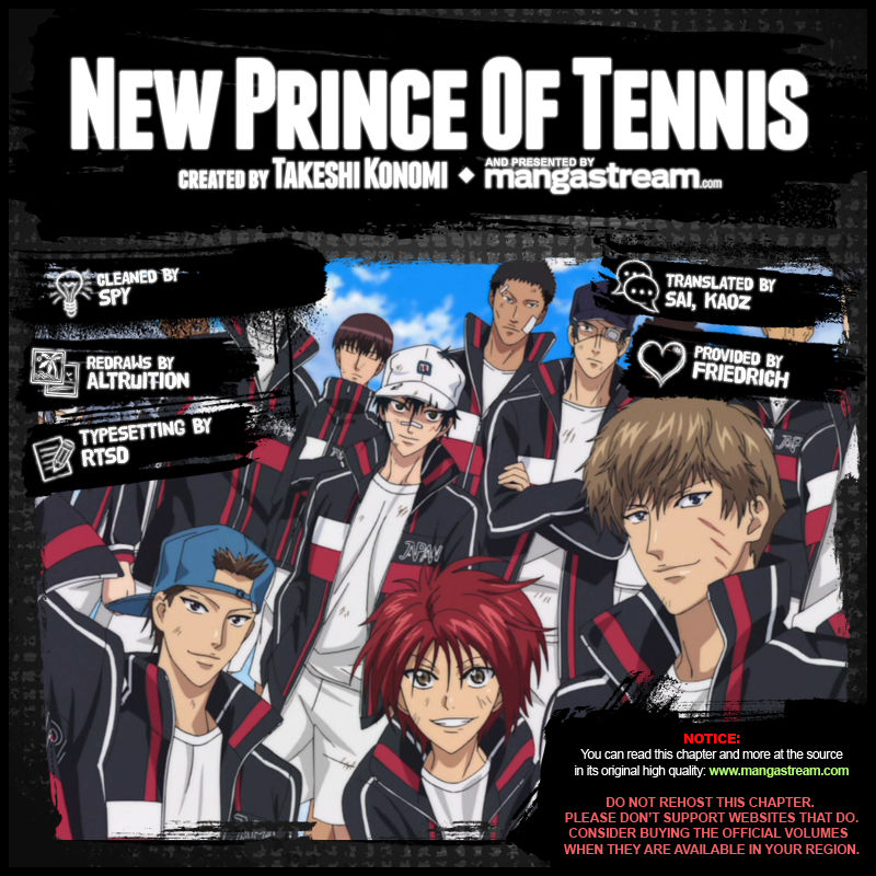 New Prince of Tennis Chapter 177 page 2 - Chapter 177