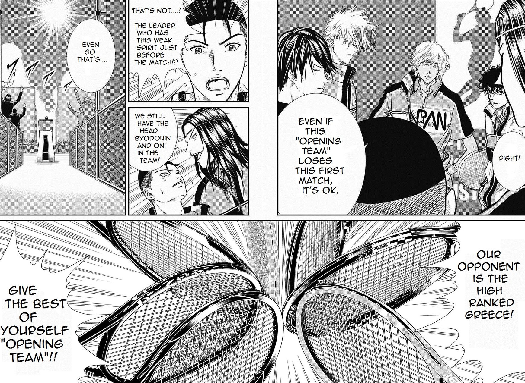 New Prince of Tennis Chapter 179 page 5 - Chapter 179 : Battle with Opponents, Greece!