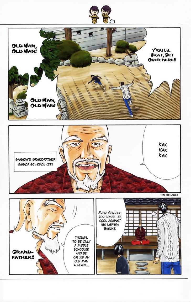 New Prince of Tennis Chapter 18.2 page 3 - Chapter 18.2 : Omake 2: Jitaku 2 - Morning In The House Of Sanada