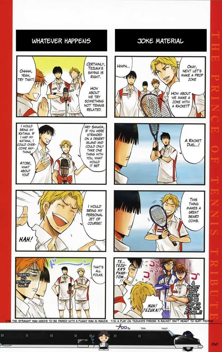 New Prince of Tennis Chapter 18.3 page 2 - Chapter 18.3 : Pair Puri Volume 1: Prince of After School (4-koma)