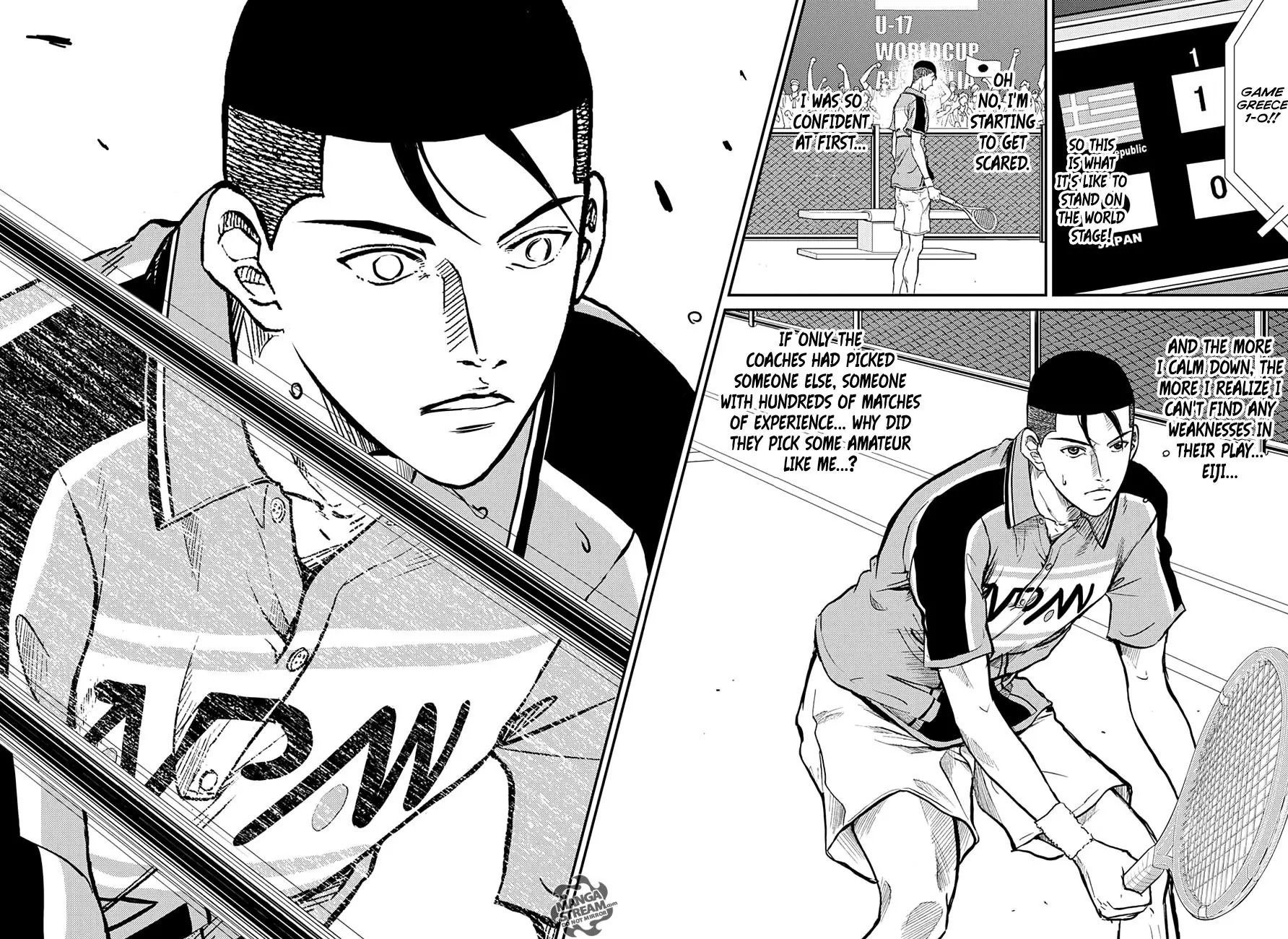New Prince of Tennis Chapter 180 page 13 - Chapter 180 : Fear