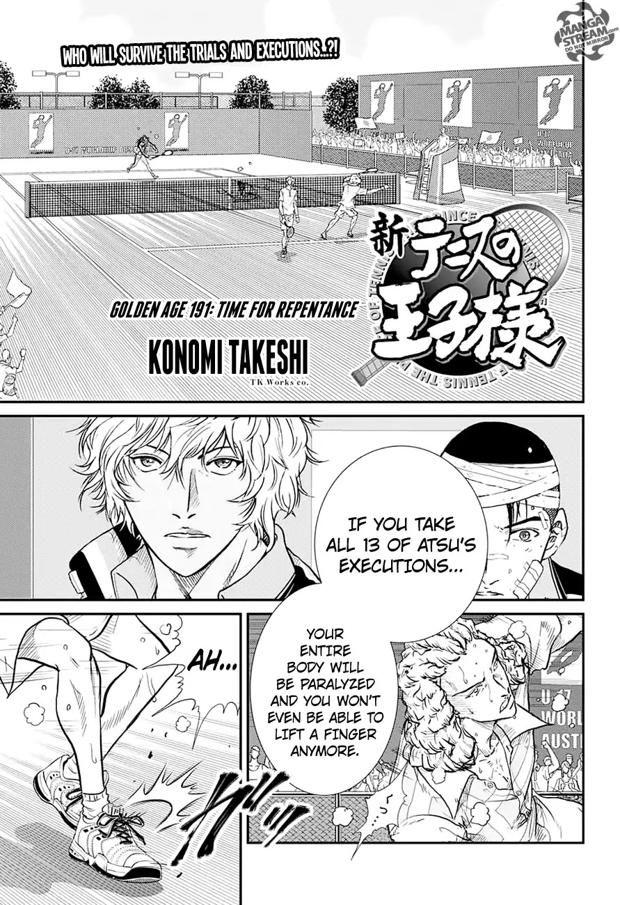 New Prince of Tennis Chapter 191 page 1 - Chapter 191