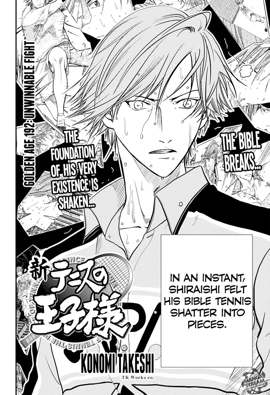 New Prince of Tennis Chapter 192 page 4 - Chapter 192 : Unwinnable Fight