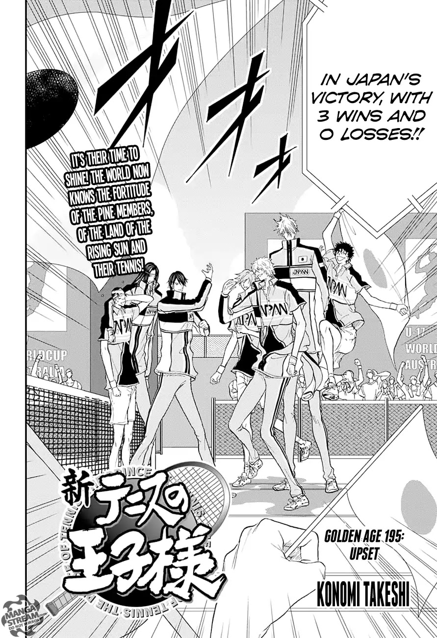 New Prince of Tennis Chapter 195 page 4 - Chapter 195