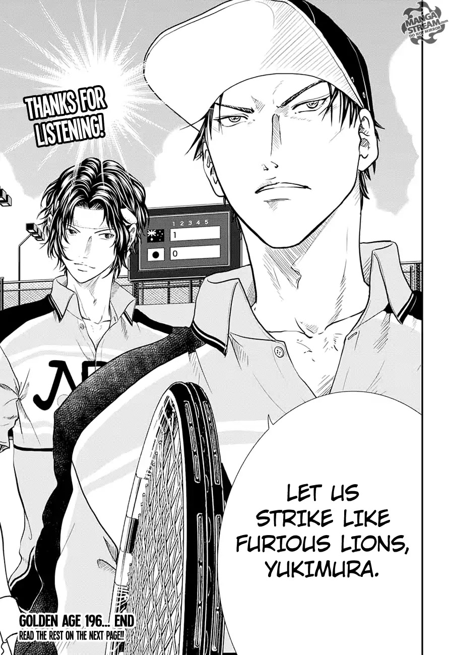 New Prince of Tennis Chapter 196 page 10 - Chapter 196