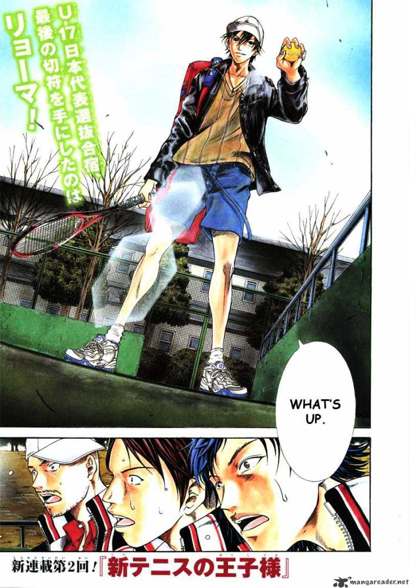 New Prince of Tennis Chapter 2 page 2 - Chapter 2 : The True Strength of the Middle Schoolers