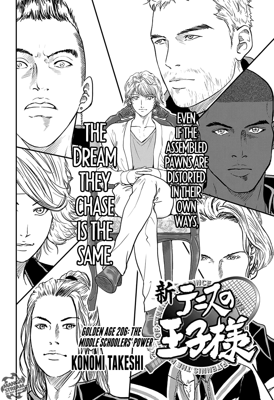 New Prince of Tennis Chapter 206 page 3 - Chapter 206