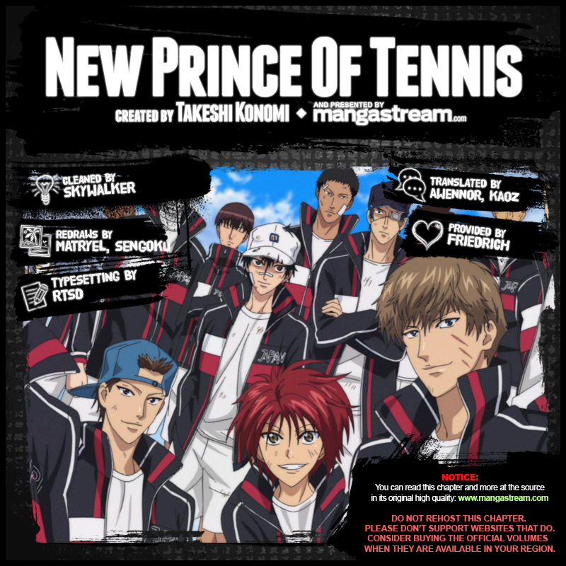 New Prince of Tennis Chapter 207 page 2 - Chapter 207