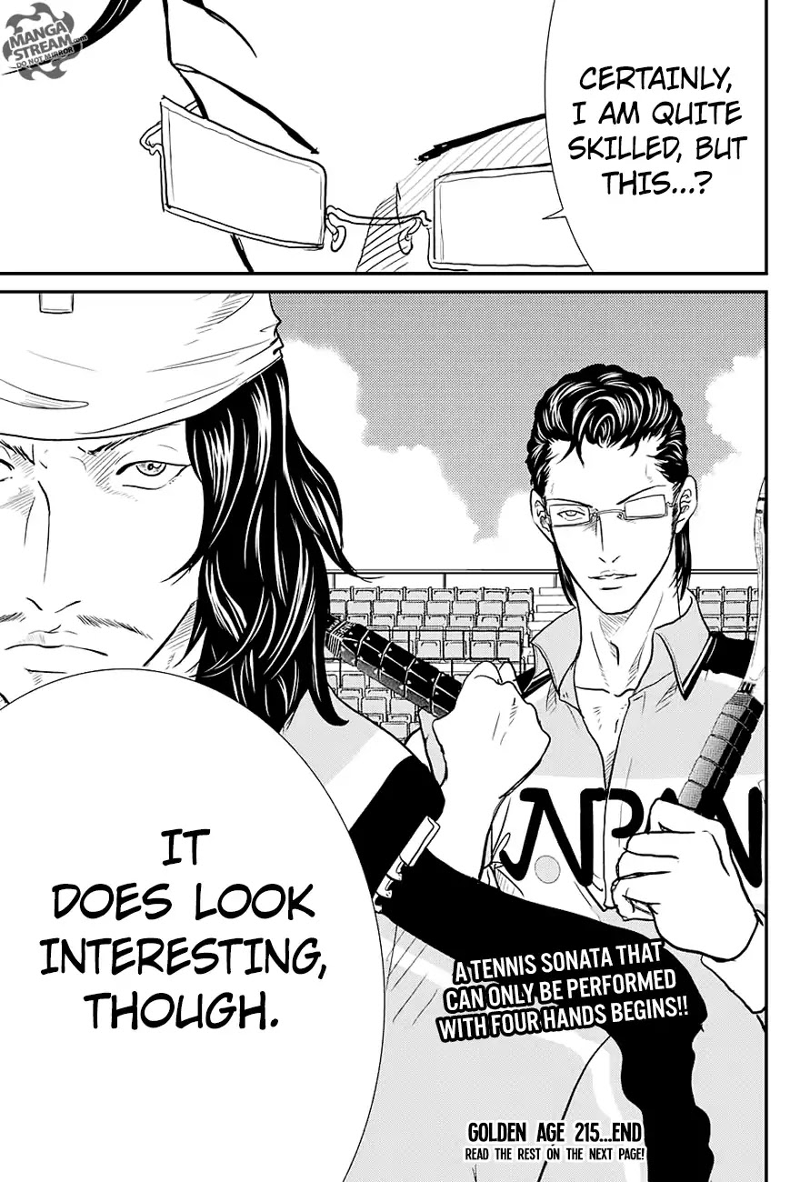 New Prince of Tennis Chapter 215 page 14 - Chapter 215: Challenging The World No.2