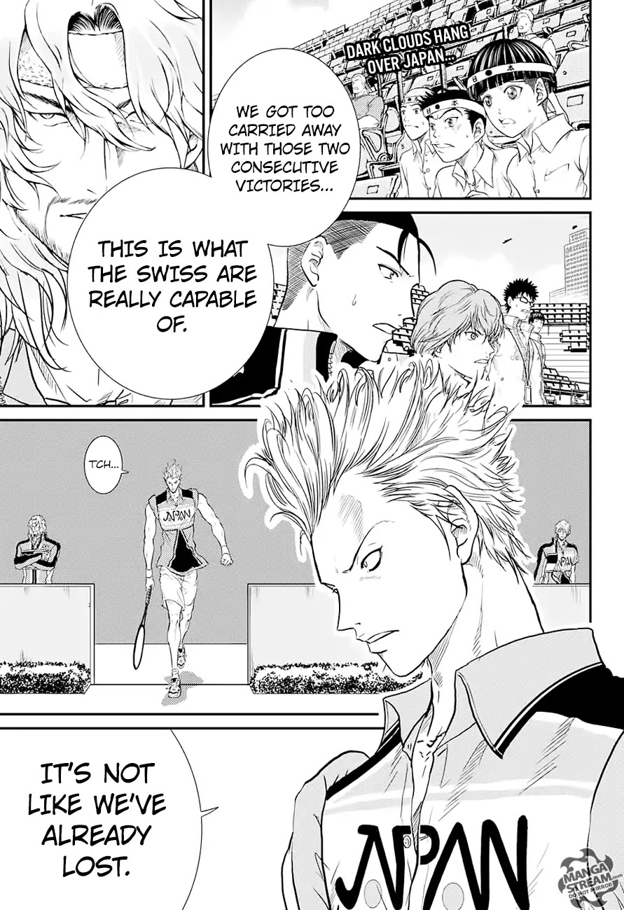 New Prince of Tennis Chapter 217 page 1 - Chapter 217: Byoudouin's Condition... Akutsu's Determination