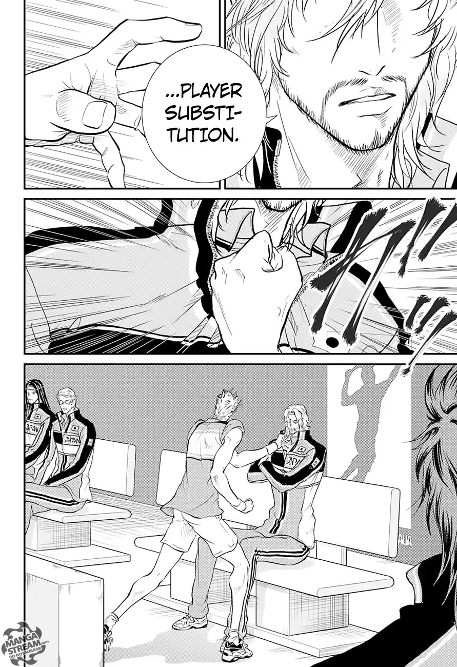 New Prince of Tennis Chapter 217 page 6 - Chapter 217: Byoudouin's Condition... Akutsu's Determination