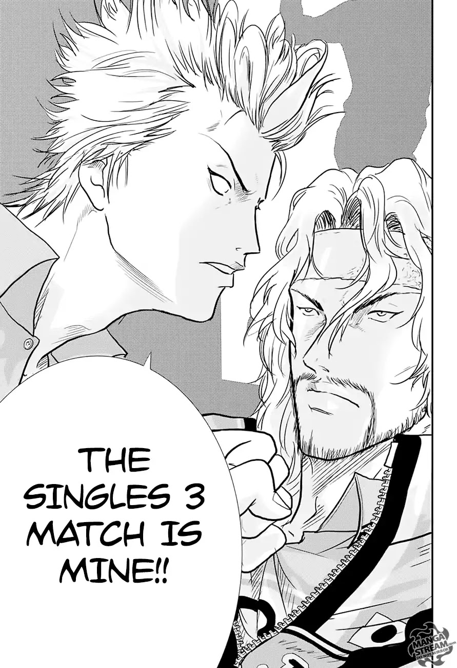 New Prince of Tennis Chapter 217 page 7 - Chapter 217: Byoudouin's Condition... Akutsu's Determination