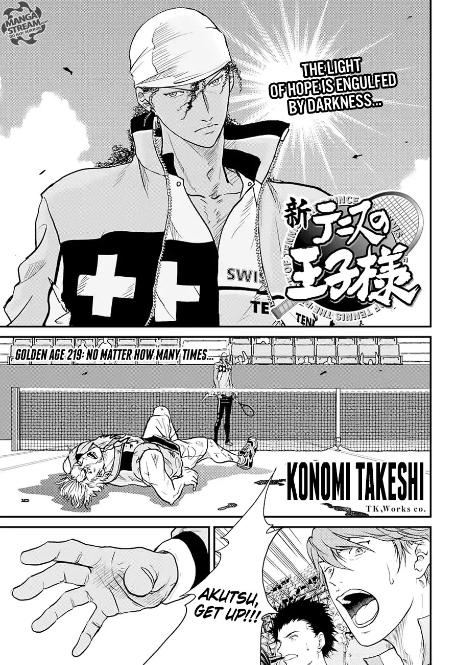 New Prince of Tennis Chapter 219 page 1 - Chapter 219: No Matters How Many Times...