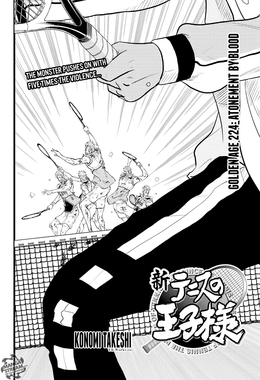 New Prince of Tennis Chapter 224 page 3 - Chapter 224