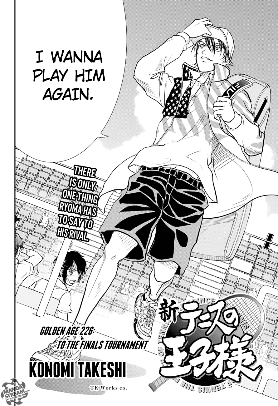 New Prince of Tennis Chapter 226 page 3 - Chapter 226