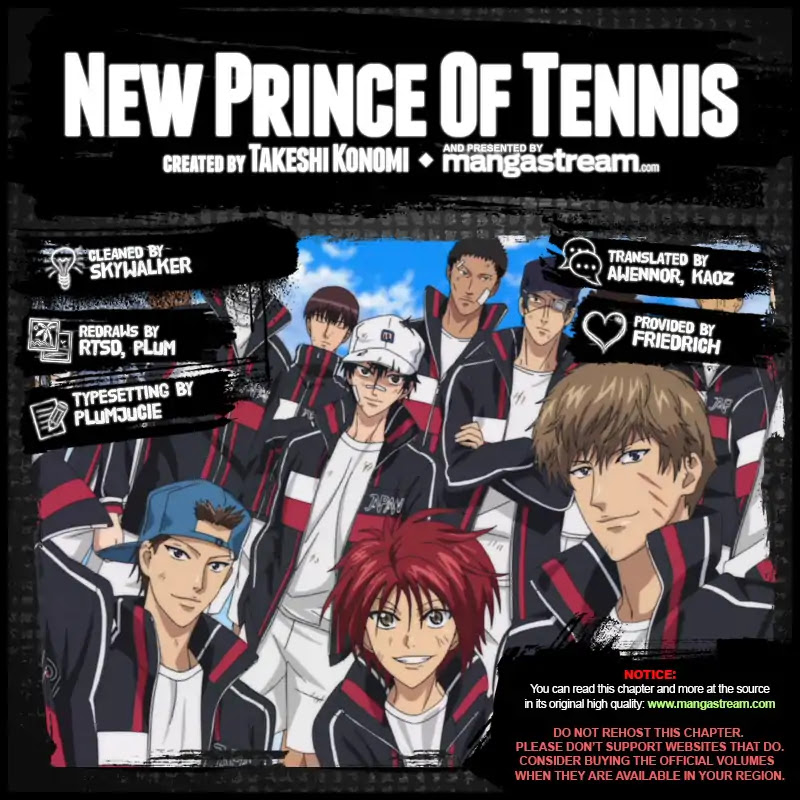 New Prince of Tennis Chapter 238 page 2 - Chapter 238: Five Options