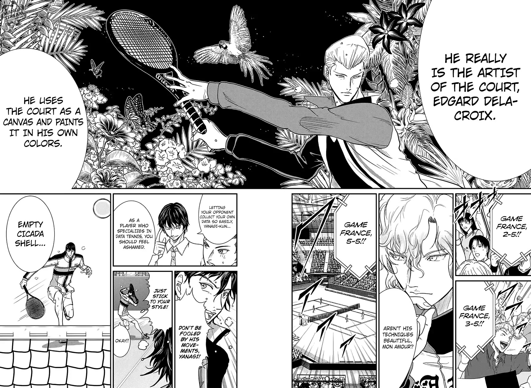 New Prince of Tennis Chapter 244 page 9 - Chapter 244: The Artist of the Court