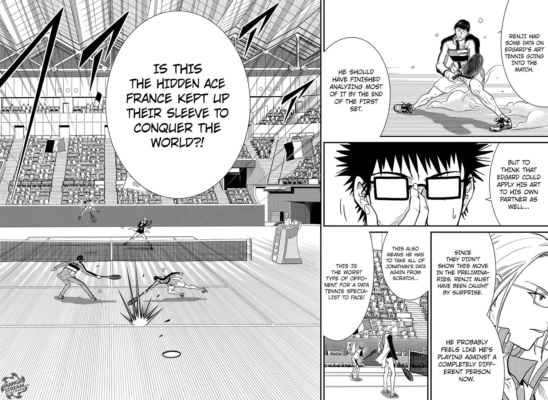 New Prince of Tennis Chapter 245 page 15 - Chapter 245: Gather the Data!