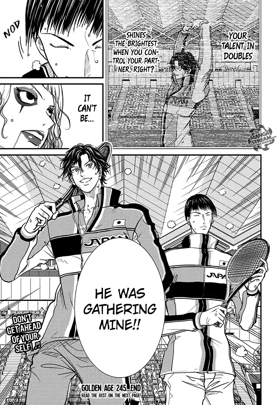 New Prince of Tennis Chapter 245 page 19 - Chapter 245: Gather the Data!