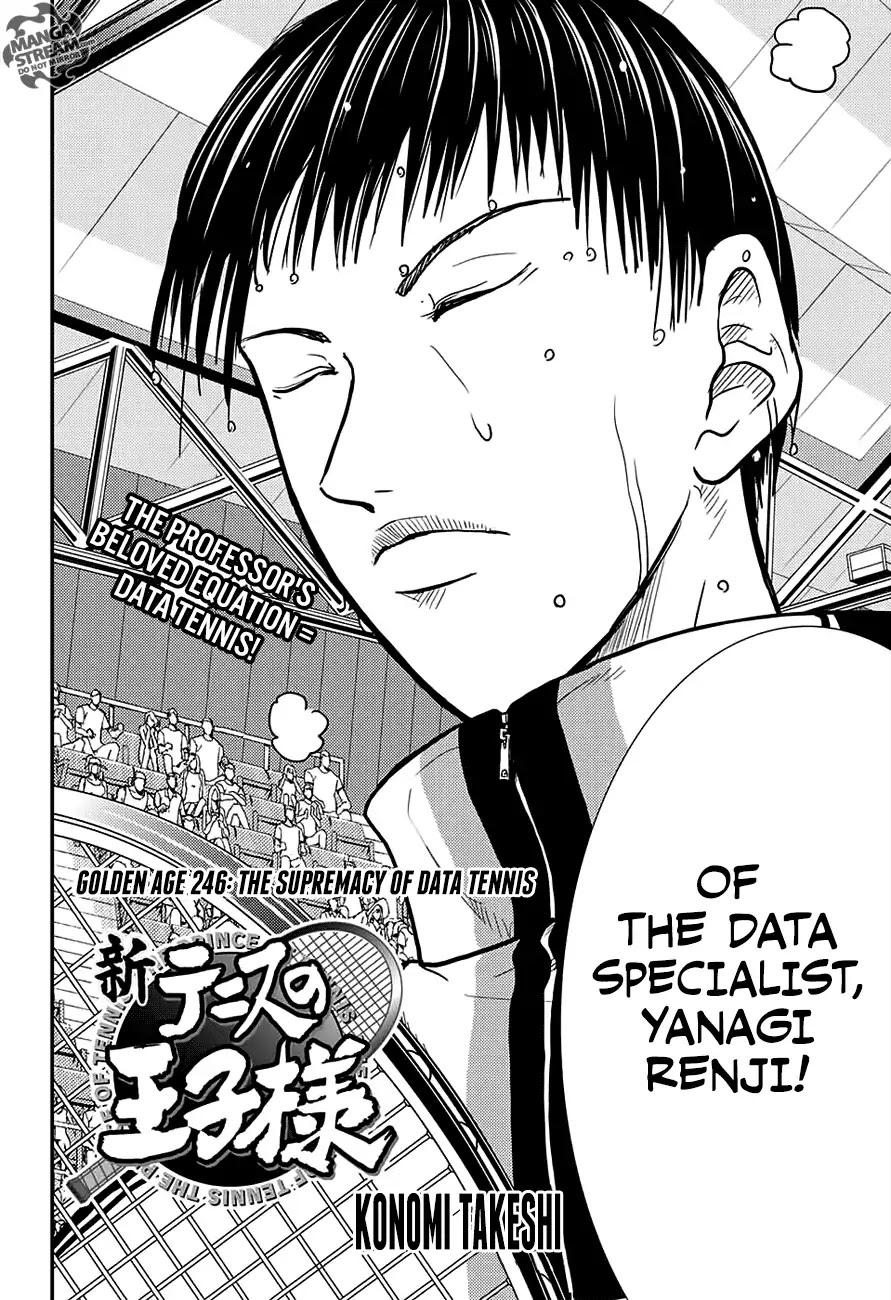 New Prince of Tennis Chapter 246 page 3 - Chapter 246: The Supremacy of Data