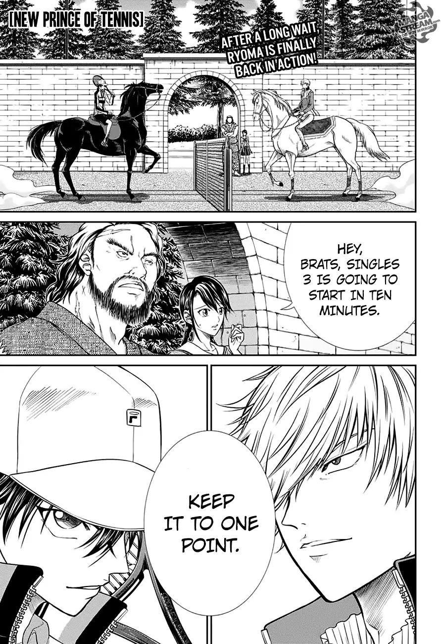 New Prince of Tennis Chapter 248 page 1 - Chapter 248: Prince VS. Prince