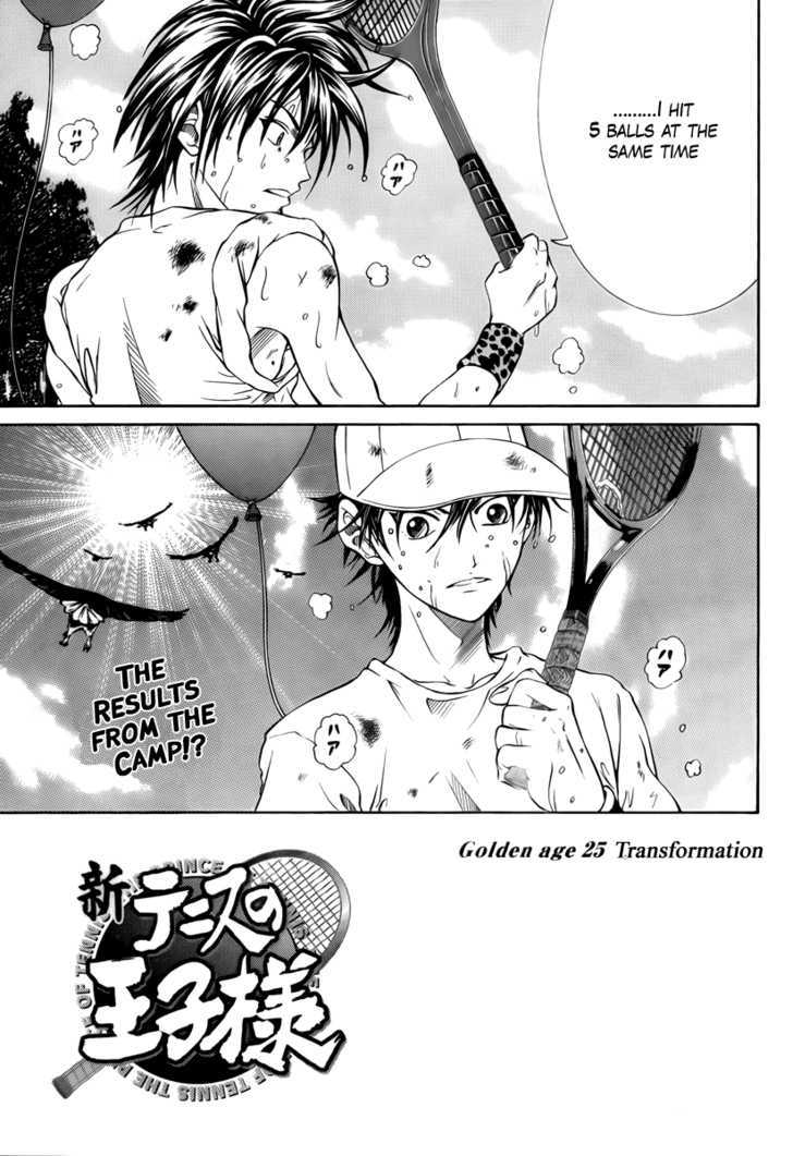 New Prince of Tennis Chapter 25 page 1 - Chapter 25 : Transformation