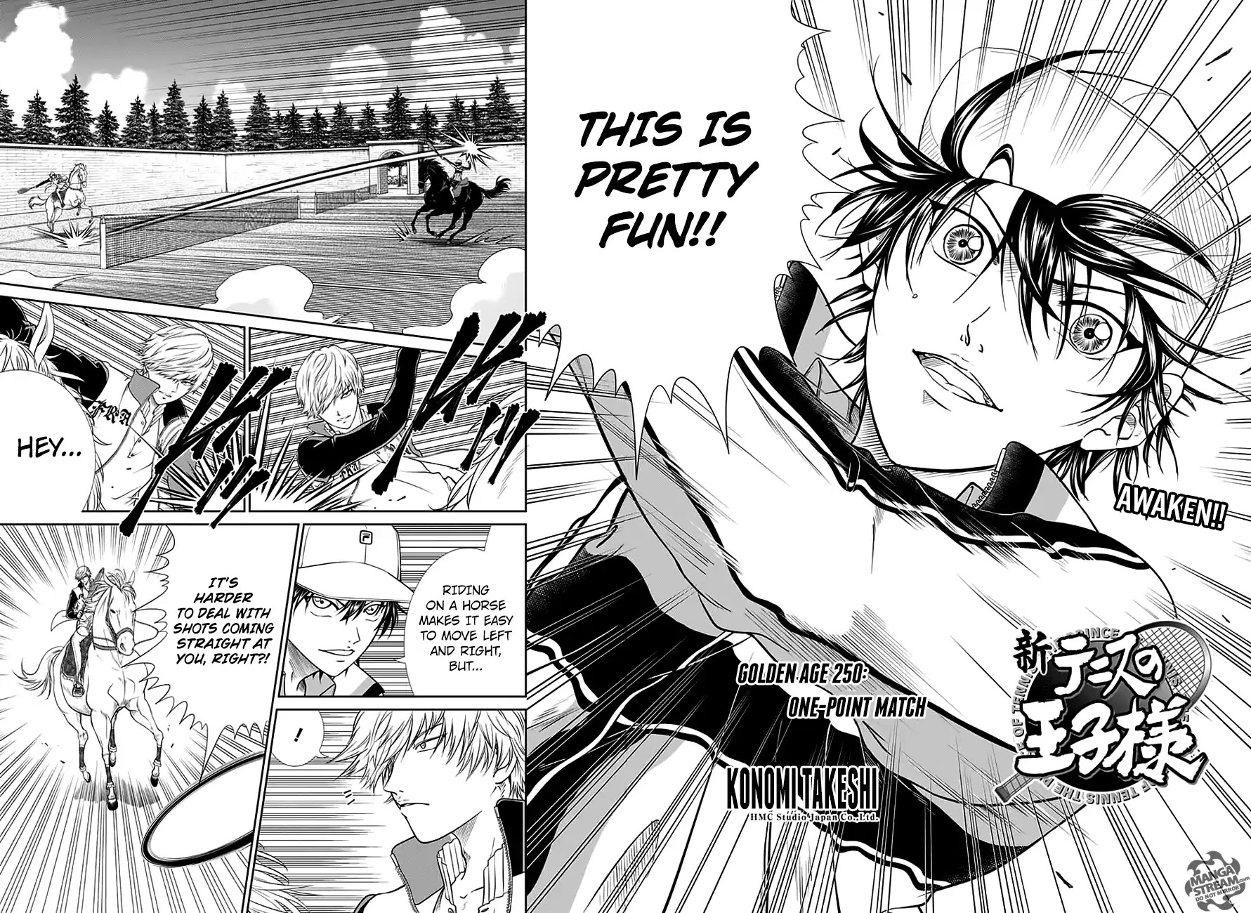 New Prince of Tennis Chapter 250 page 3 - Chapter 250: One-Point Match