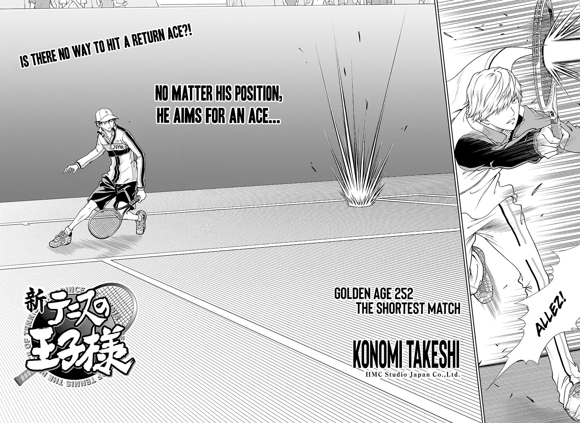 New Prince of Tennis Chapter 252 page 2 - Chapter 252: The Shortest Match