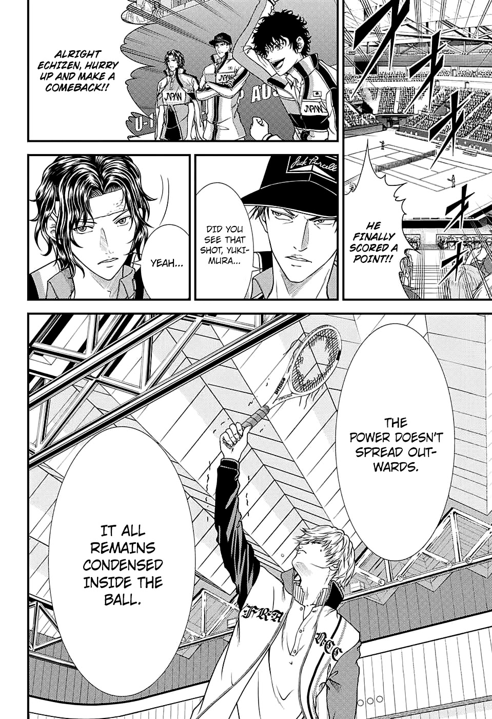New Prince of Tennis Chapter 254 page 8 - Chapter 254: The Glow of Hope