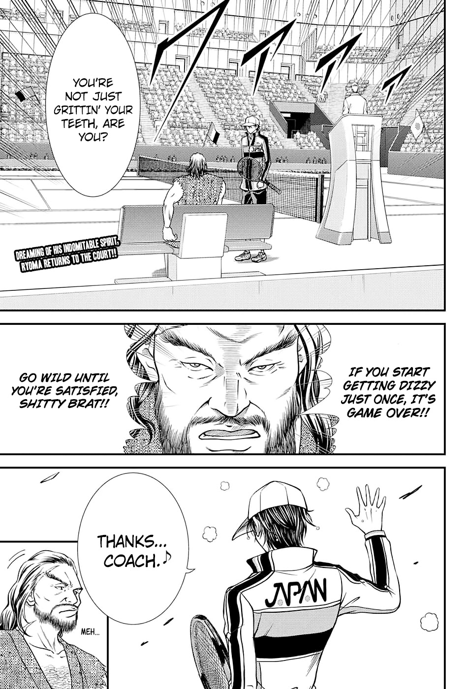 New Prince of Tennis Chapter 259 page 1 - Chapter 259: Don't Quit Tennis