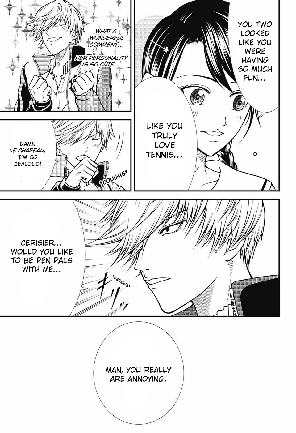 New Prince of Tennis Chapter 261 page 21 - Chapter 261: A bouquet of Peruvian lilies for you