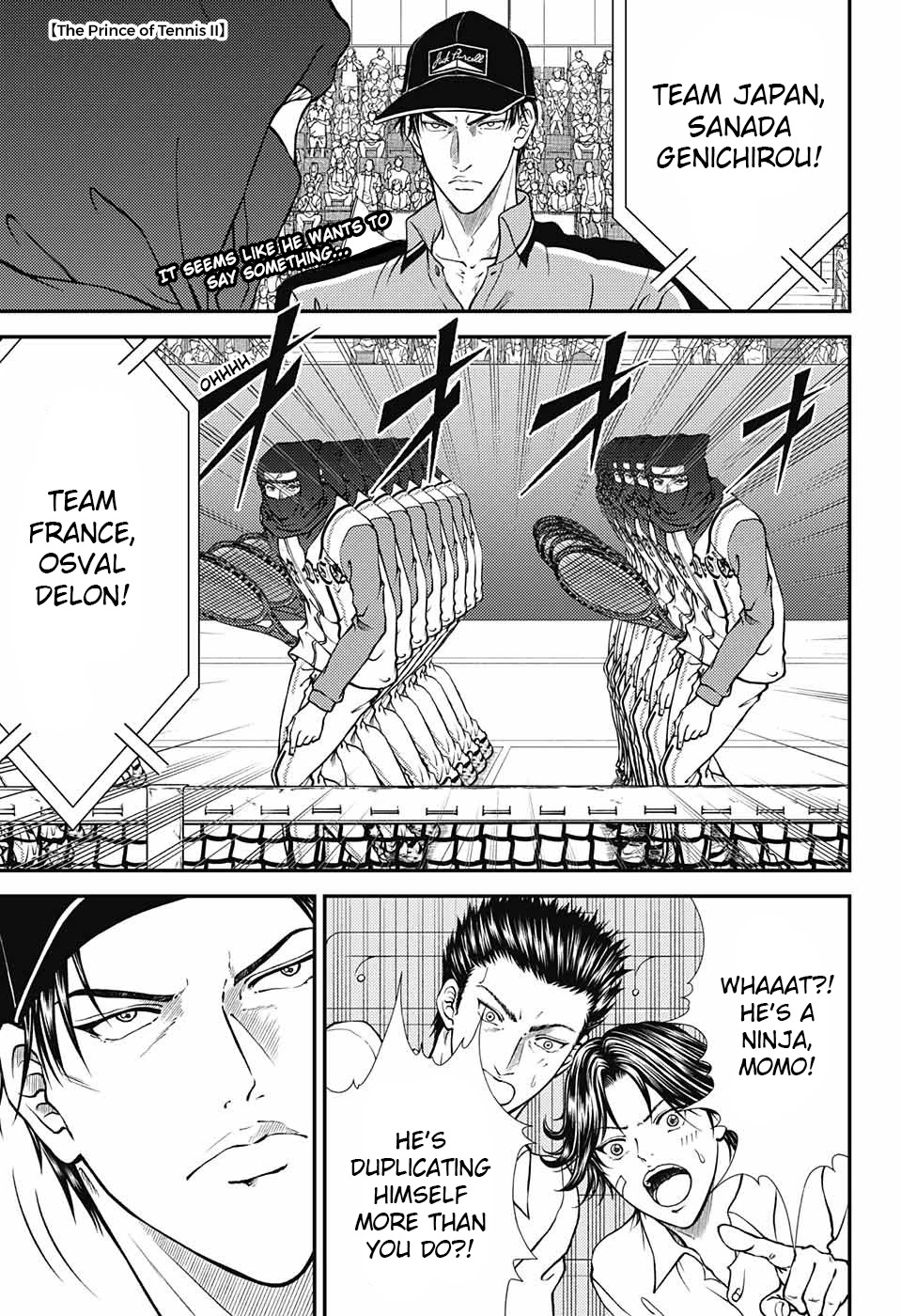 New Prince of Tennis Chapter 262 page 1 - Chapter 262: Ninjutsu tennis