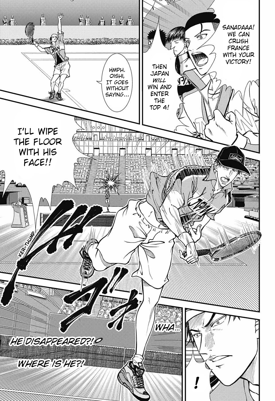 New Prince of Tennis Chapter 262 page 5 - Chapter 262: Ninjutsu tennis