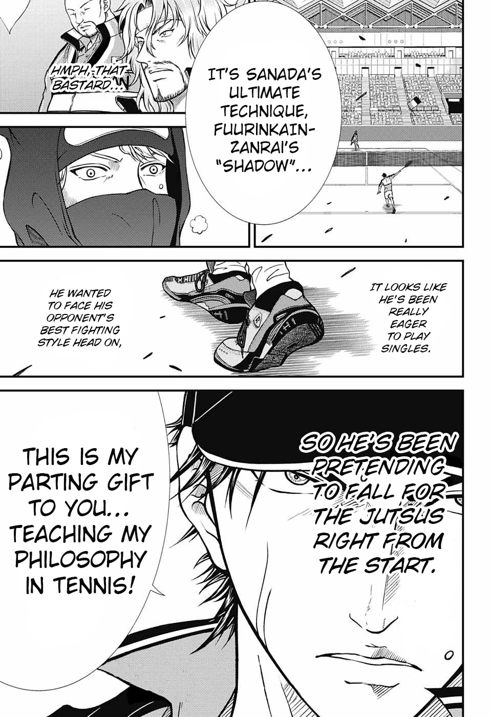 New Prince of Tennis Chapter 264 page 14 - Chapter 264: Gosha no Jutsu