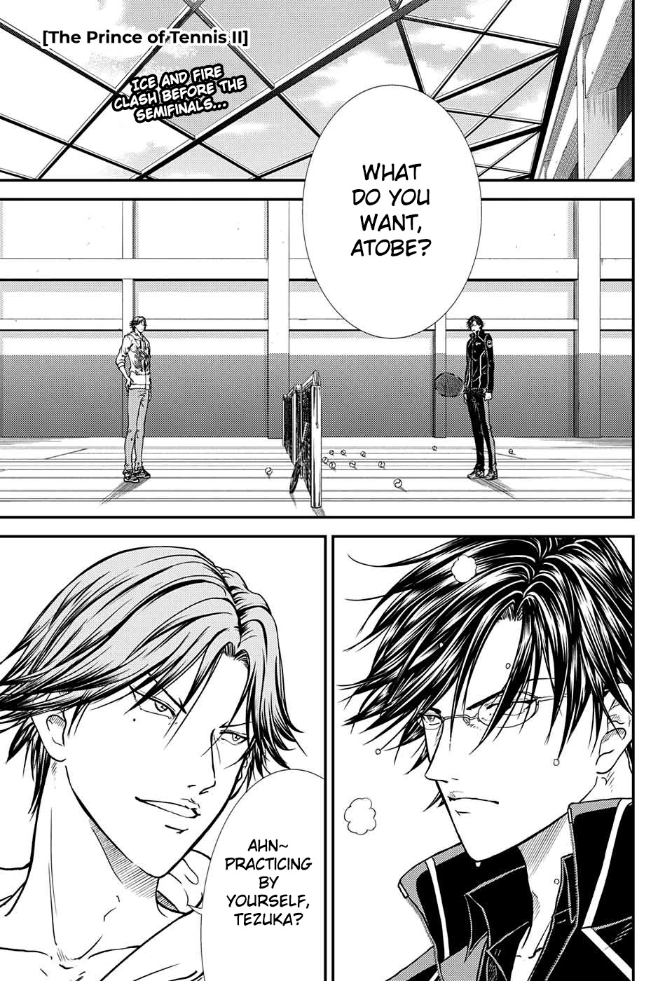 New Prince of Tennis Chapter 267 page 1 - Chapter 267: Rivals Underneath the Veil