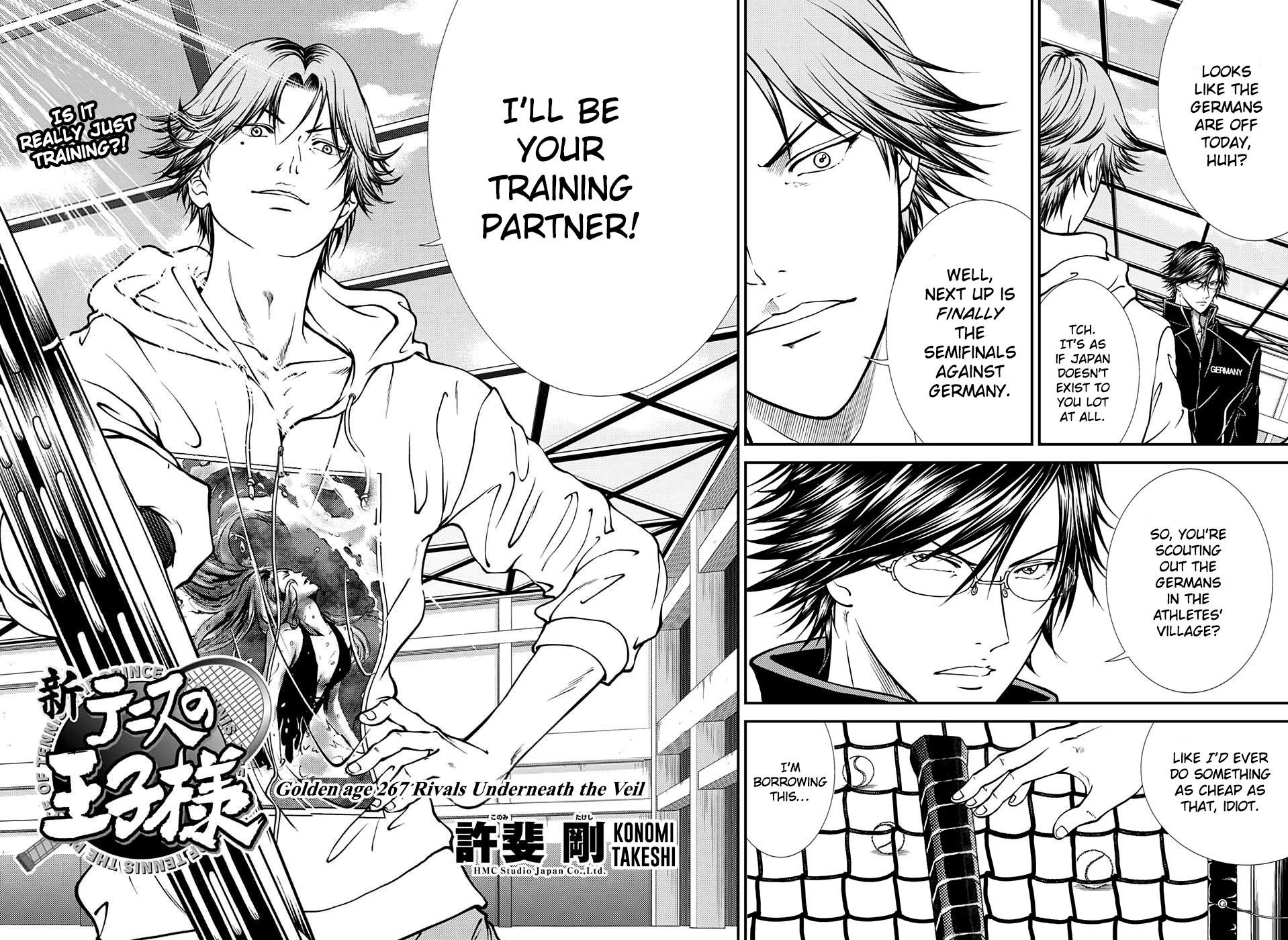 New Prince of Tennis Chapter 267 page 2 - Chapter 267: Rivals Underneath the Veil