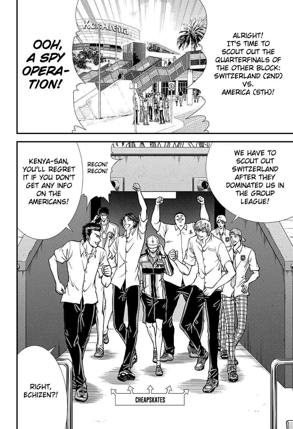 New Prince of Tennis Chapter 267 page 3 - Chapter 267: Rivals Underneath the Veil
